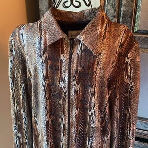 Joseph Ribkoff Seqin Snake Print Jacket